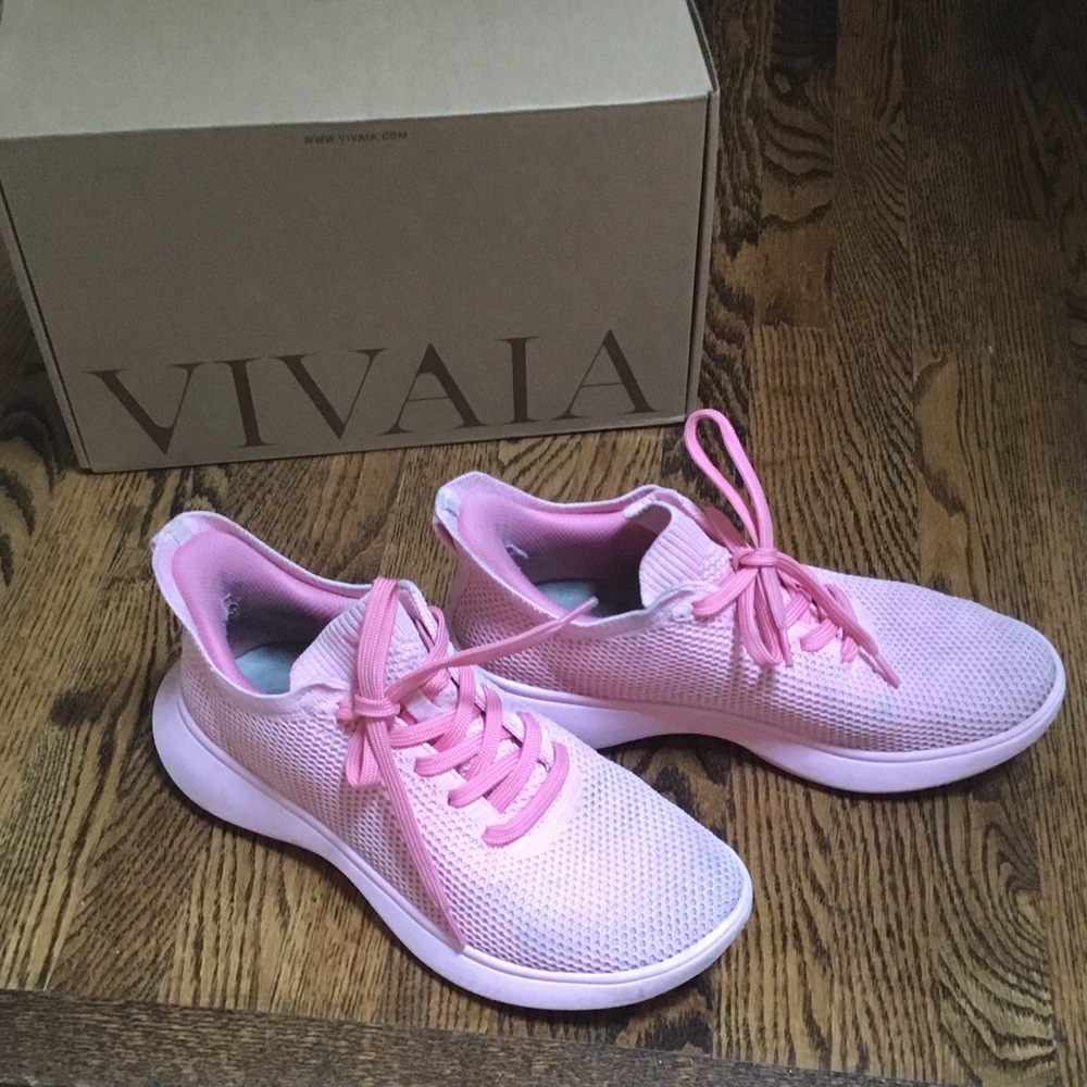 Vivaia Pink Knit Women's Lightweight Sneakers ♻️